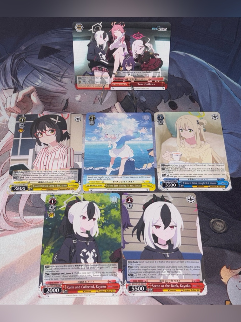 Blue Archive Weiss Schwarz card lot